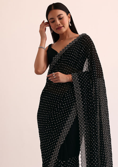 Buy Pure Georgette Sarees Online