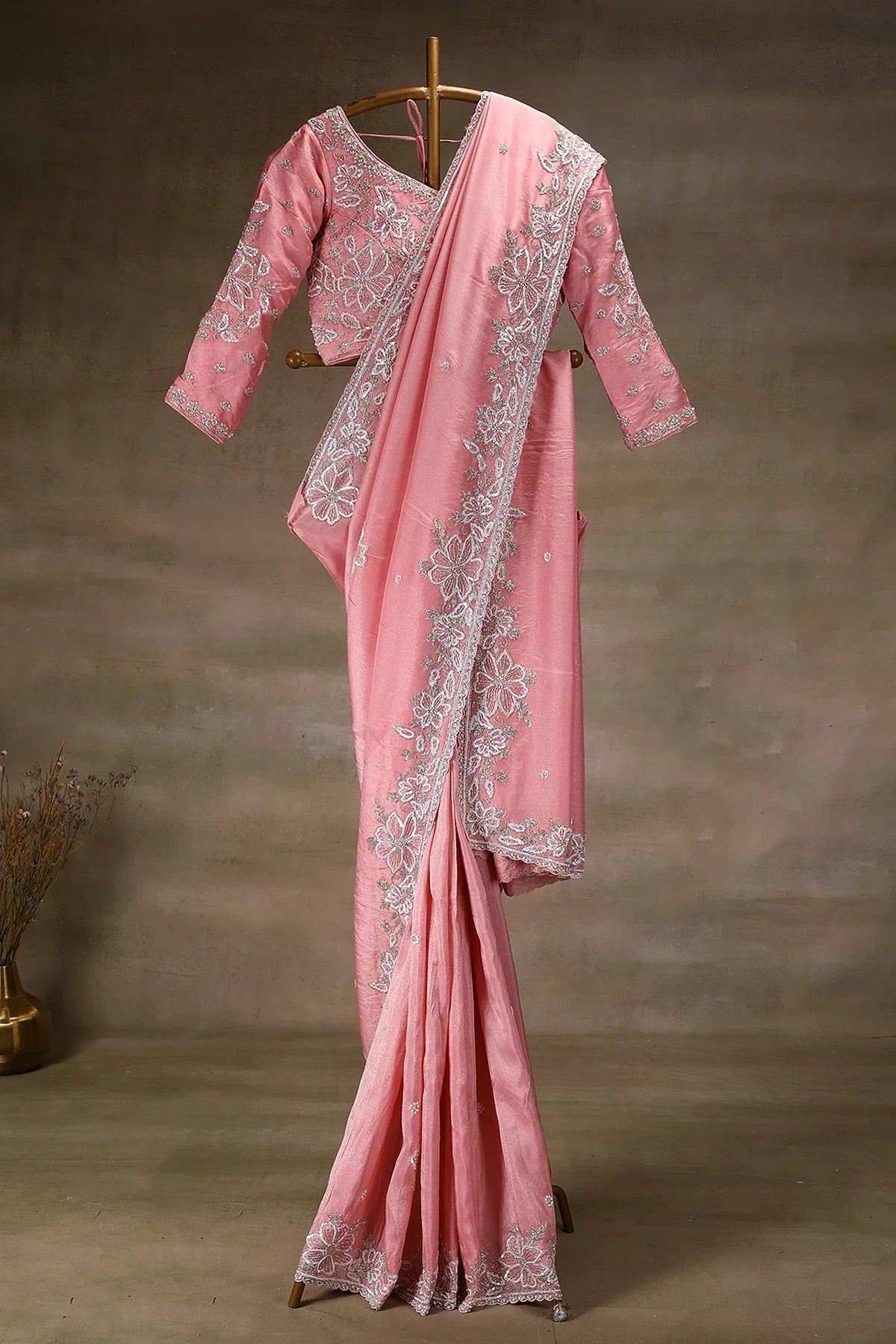 designer ready blouse saree