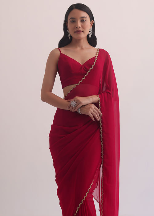 Plain Saree For Women
