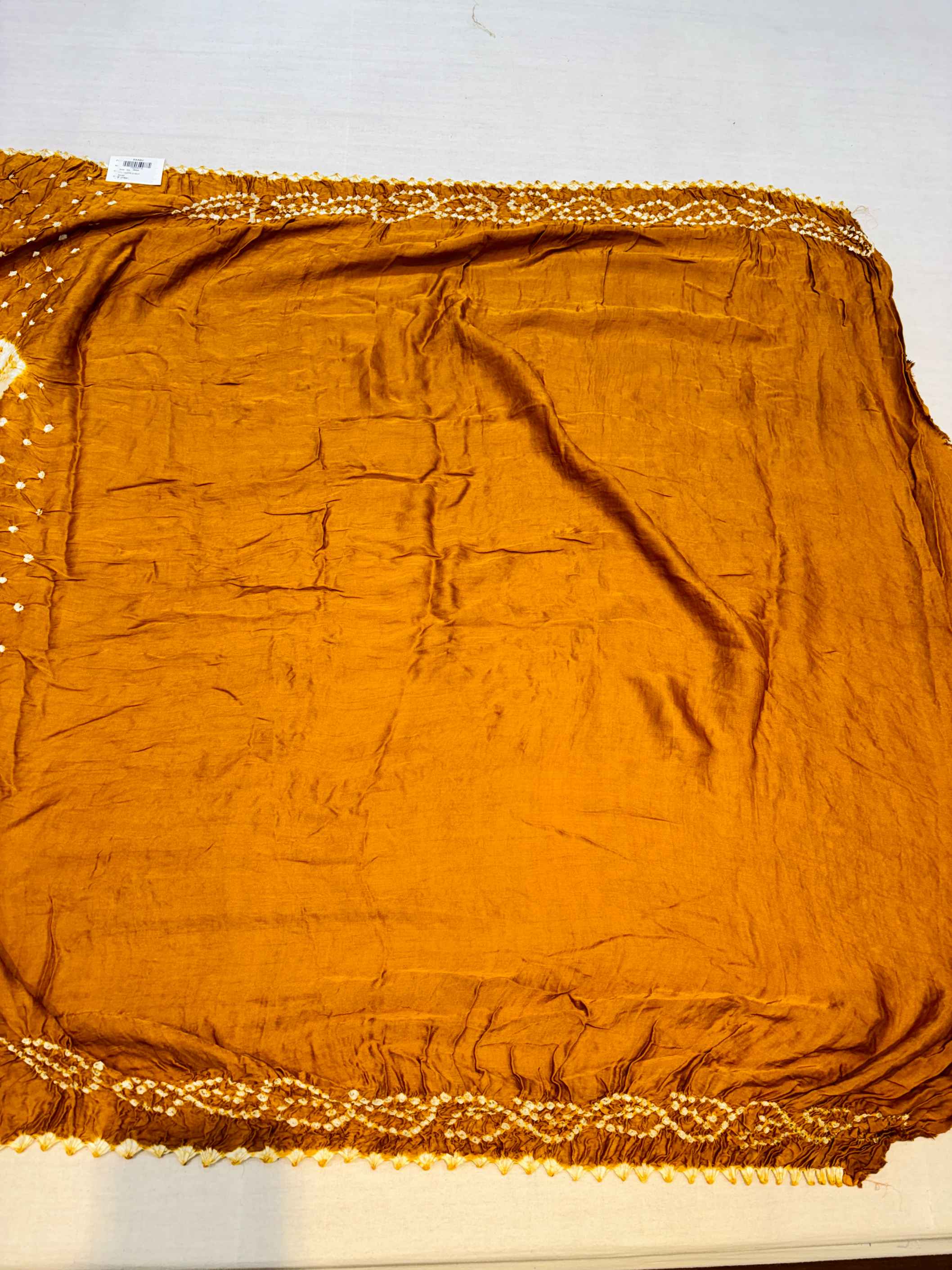 Brown Rai Badnhej Gajji Silk Saree
