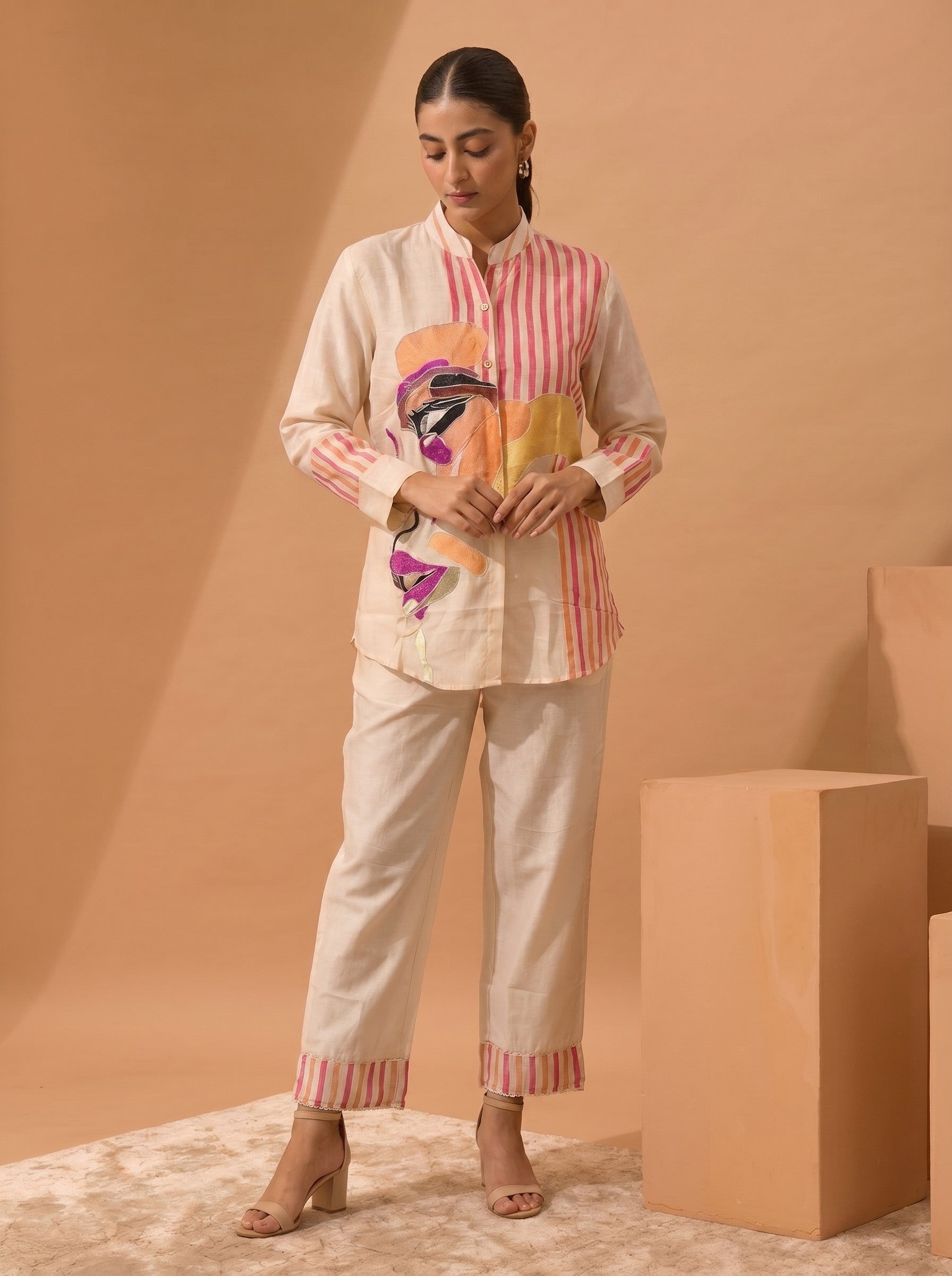 Ivory Cotton Co-Ord Set