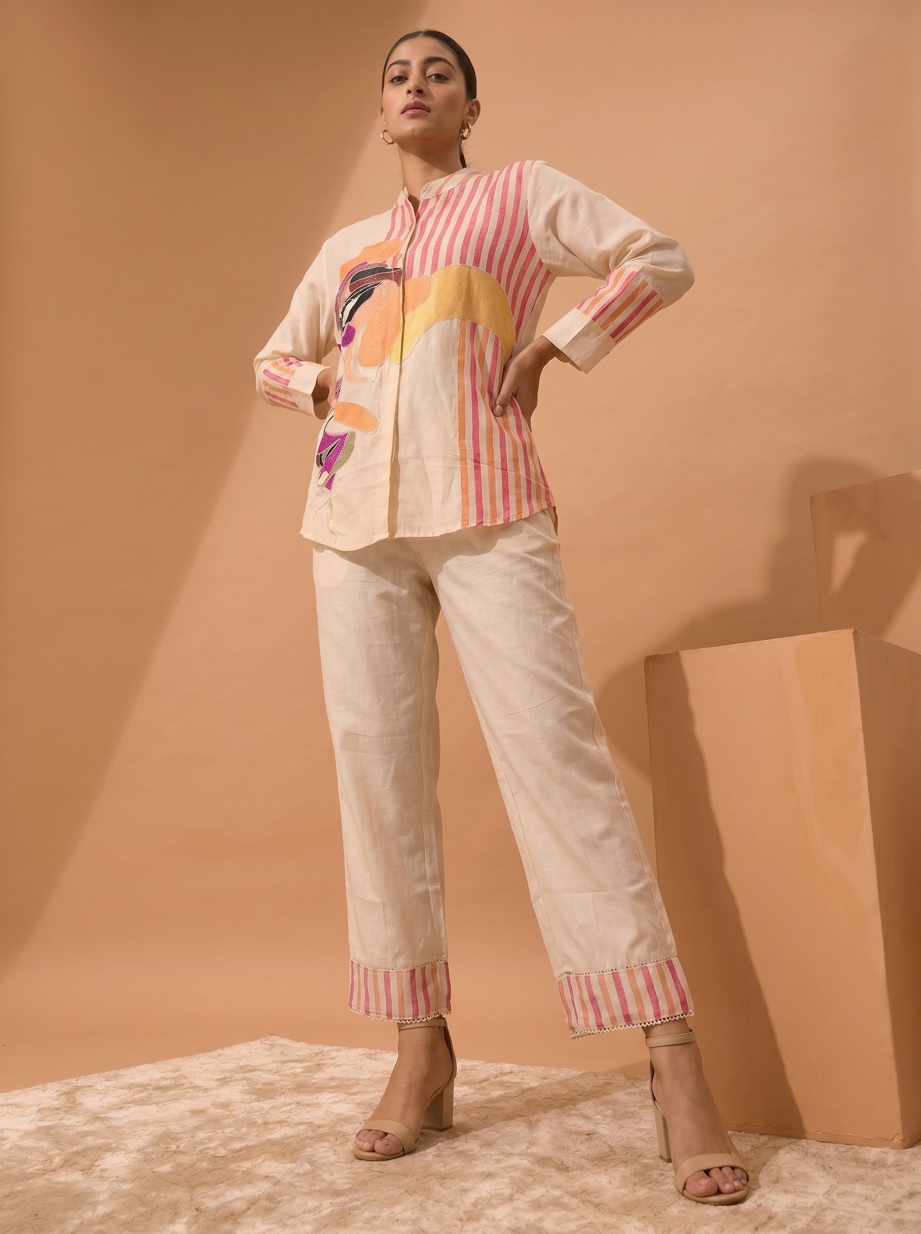 Ivory Cotton Co-Ord Set